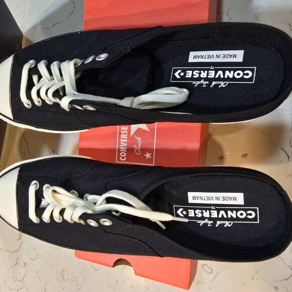 Converse Chuck 70 Mule Slip-on Shoes Men's Sneakers Black 172591C Size 12 NEW - Picture 5 of 9